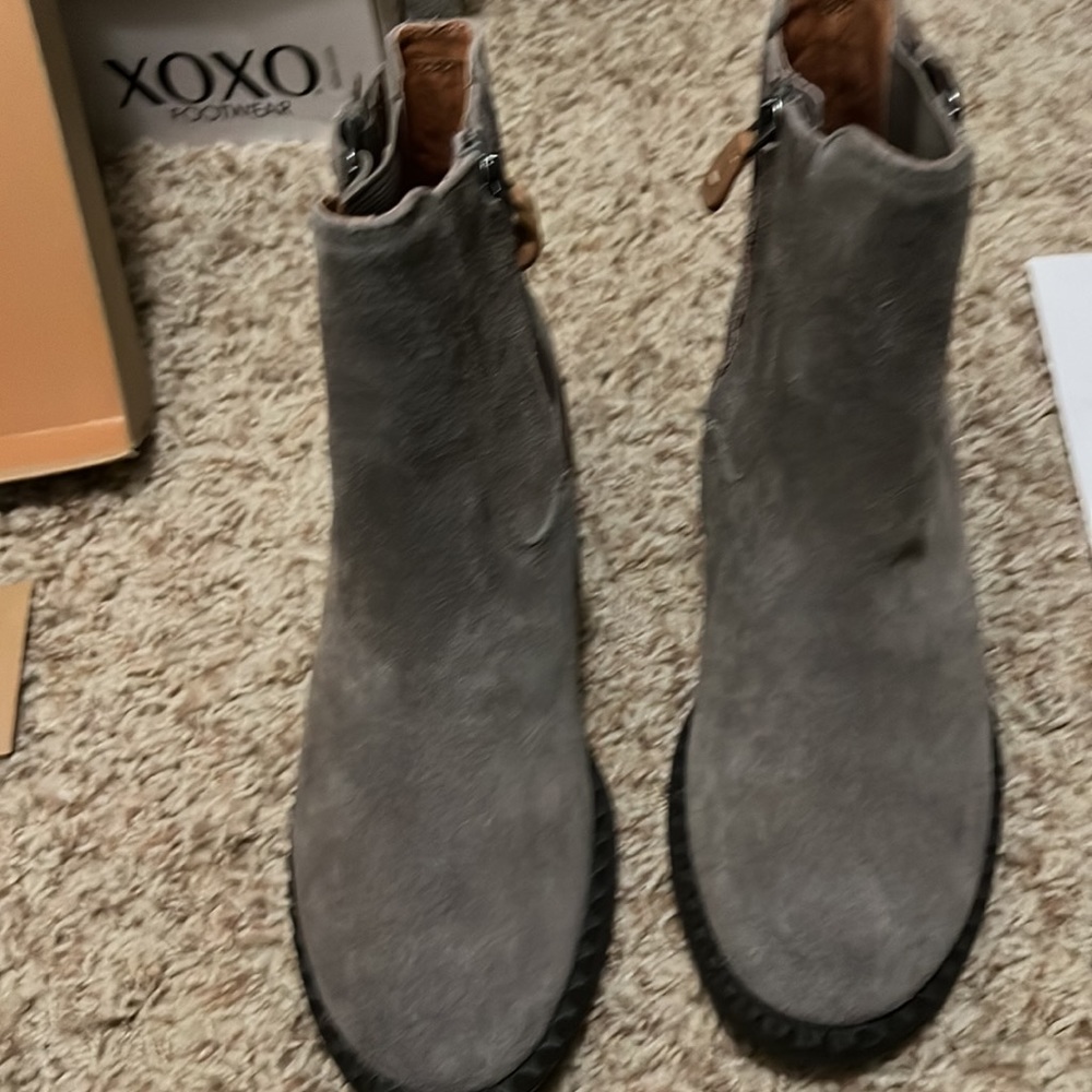 Kenneth Cole Gentle Souls Beat Buckle Chelsea Boots sz 8